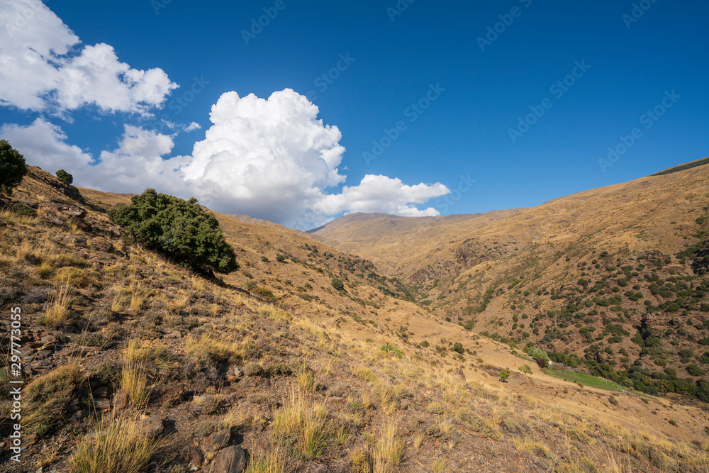 High mountain landscape of Sierra Nevada