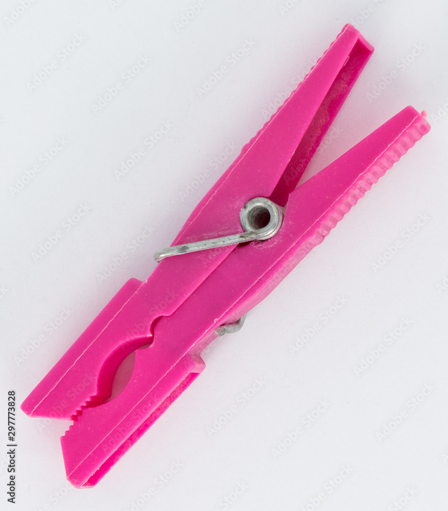 Plastic clothespins of different colors Plastic clothespins of different colors