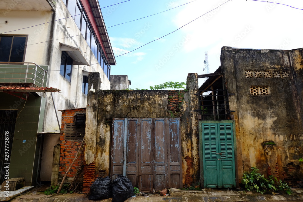 Old town in Laos.pdr this is old style from french mix chiness Old town in Laos.pdr this is old style from french mix chiness