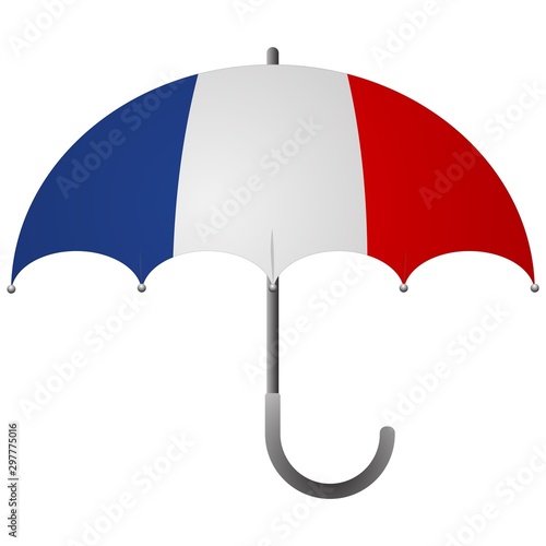 France flag umbrella