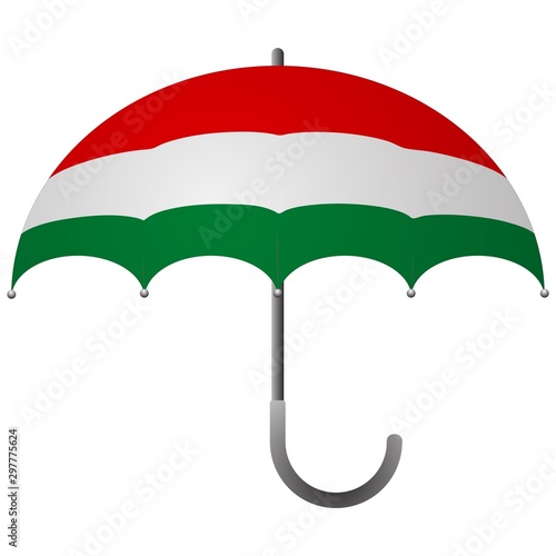 Hungary flag umbrella