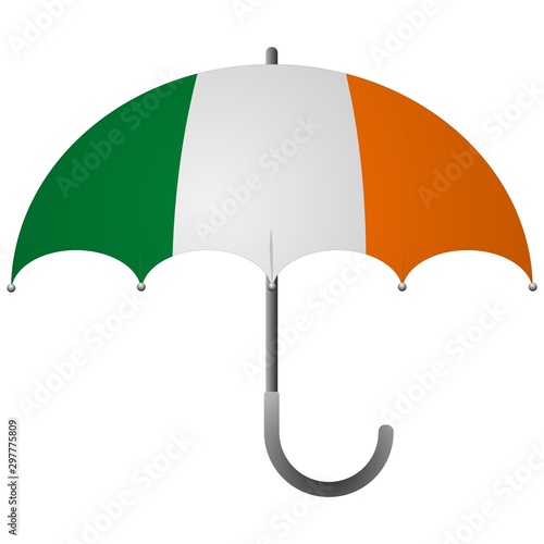 Ireland flag umbrella