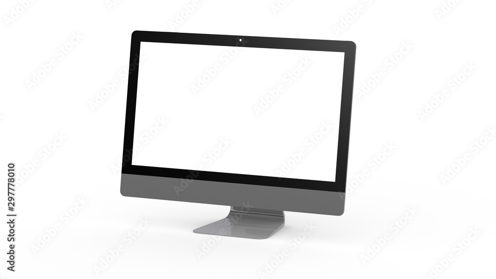 flat monitor white screen computer, pc display digital wide screen and slim 3d flat monitor white screen computer, pc display digital wide screen and slim 3d