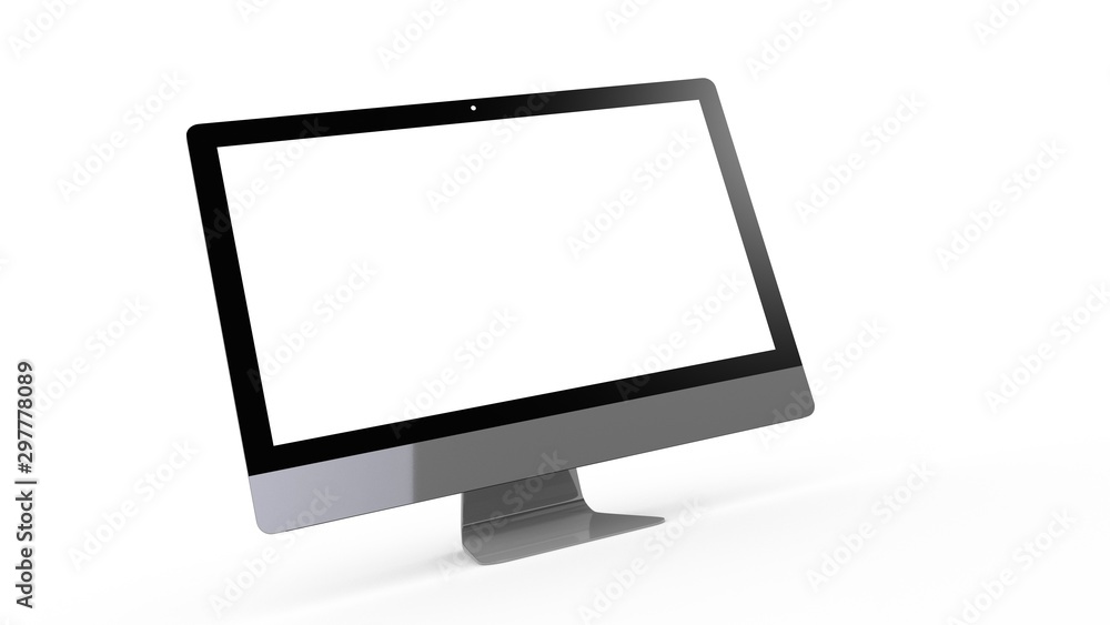 flat monitor white screen computer, pc display digital wide screen and slim 3d flat monitor white screen computer, pc display digital wide screen and slim 3d