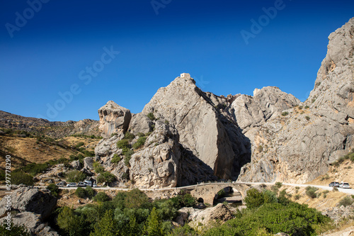 New Castle (Yeni Kale) near Kahta in Adiyaman, Turkey.