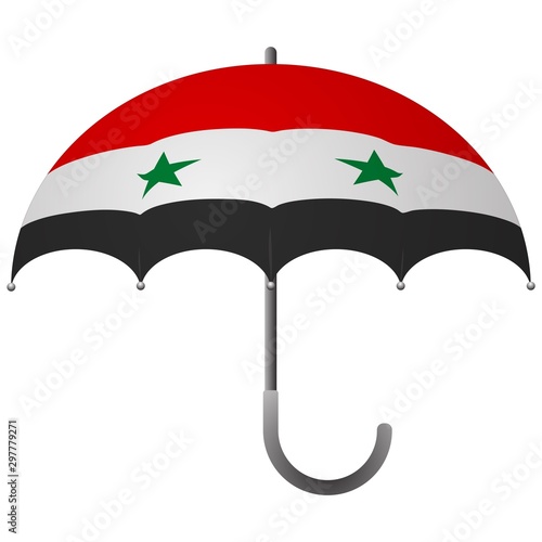 syria flag umbrella