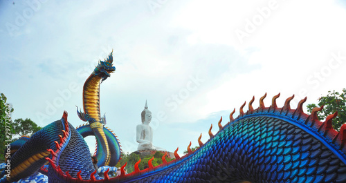 Thai dragon in Thai temple 