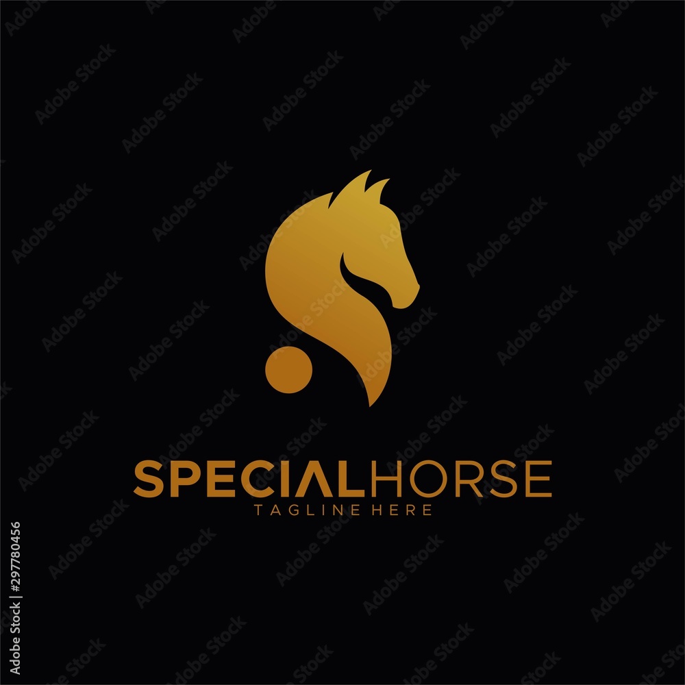 letter S for special horse logo design unique letter S for special horse logo design unique
