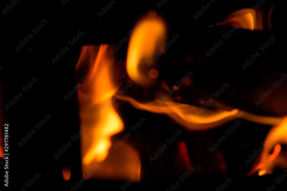 Face of fire hidden shape of a lady face Face of fire hidden shape of a lady face