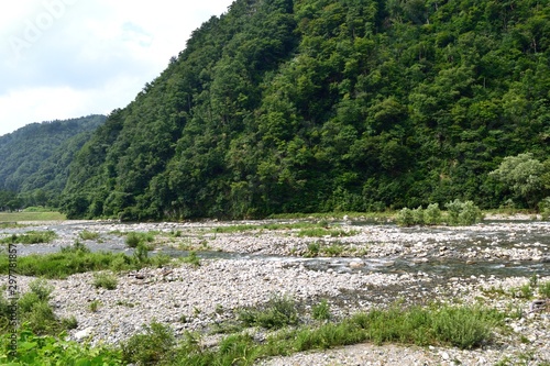 新潟県魚野川川原