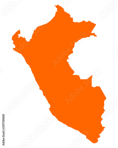 Karte von Peru