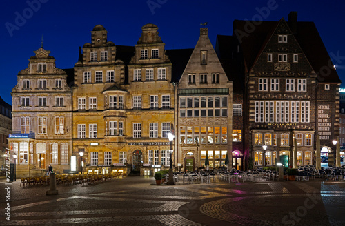 Bremen, Marktplatz am Abend © kuegi
