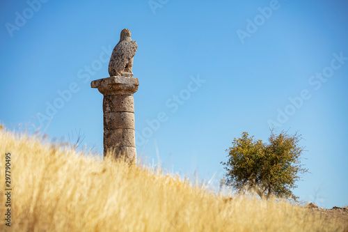 Karakus Tumulus (Monument Grave). The tumulus construction is a memorial grave of Commagene Royal Family. (I.Century B.C.) photo