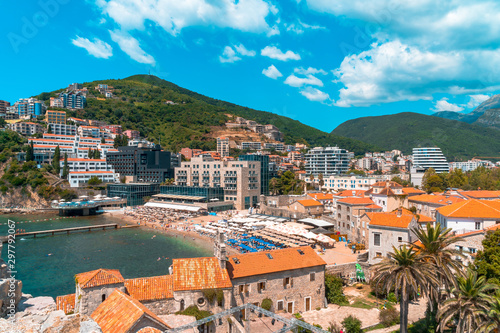 Panoramic View of Old Town Budva