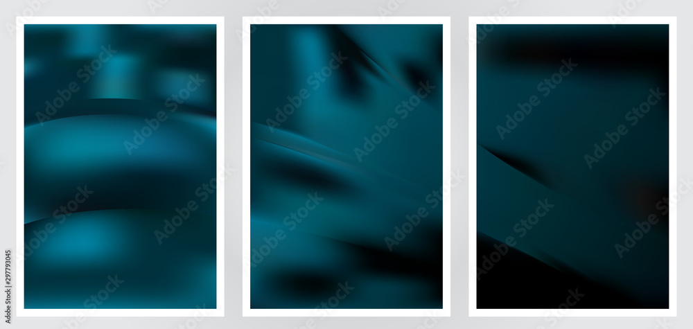Fototapeta premium Set of abstract creative vector background design