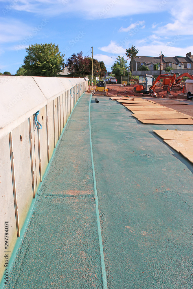 Fototapeta premium Road bridge under construction