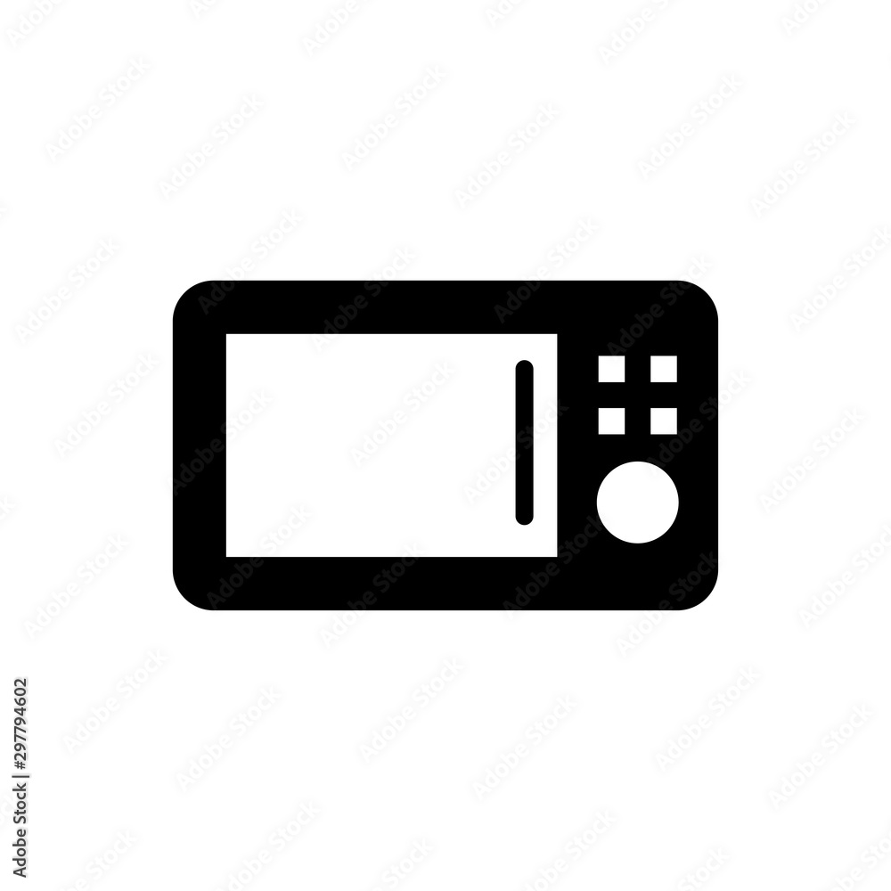 Microwave icon trendy