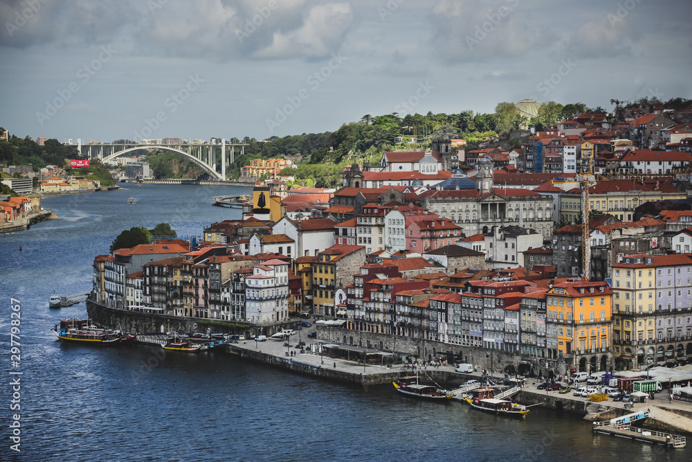 A view over the Douro river in Porto.