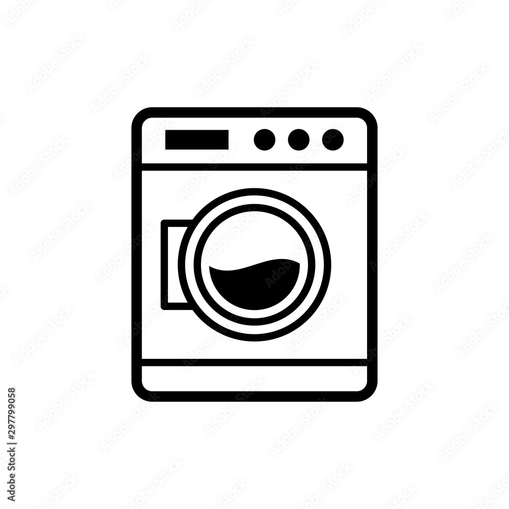 washing machine icon washing machine icon