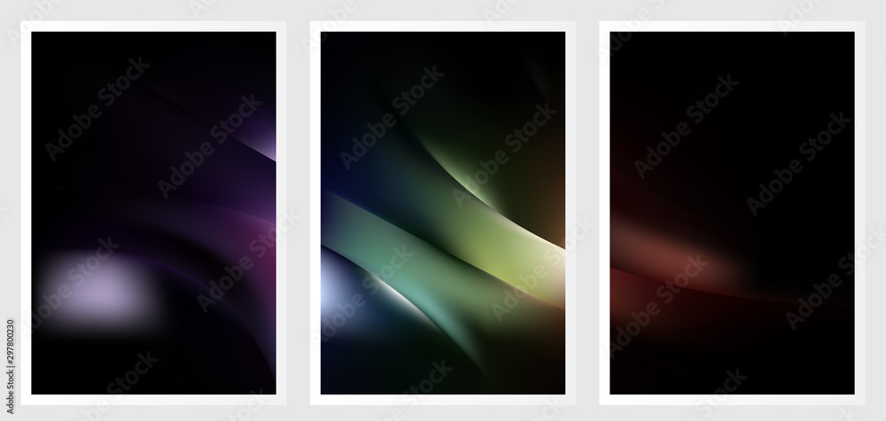 Set of abstract creative vector background design Set of abstract creative vector background design