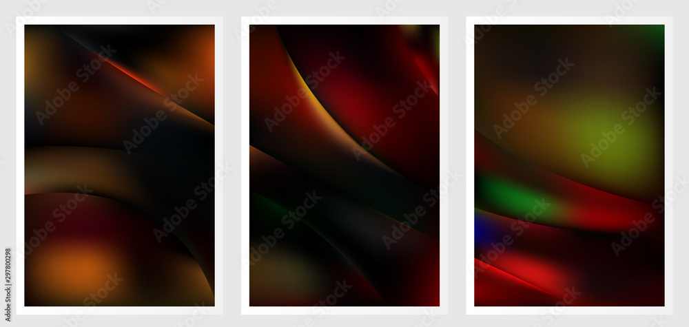 Set of abstract creative vector background design Set of abstract creative vector background design