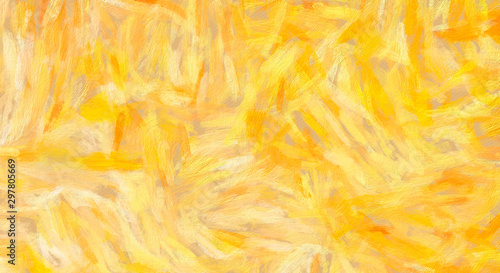 Abstract modern art background. Oil painting on canvas. Watercolor elements m...