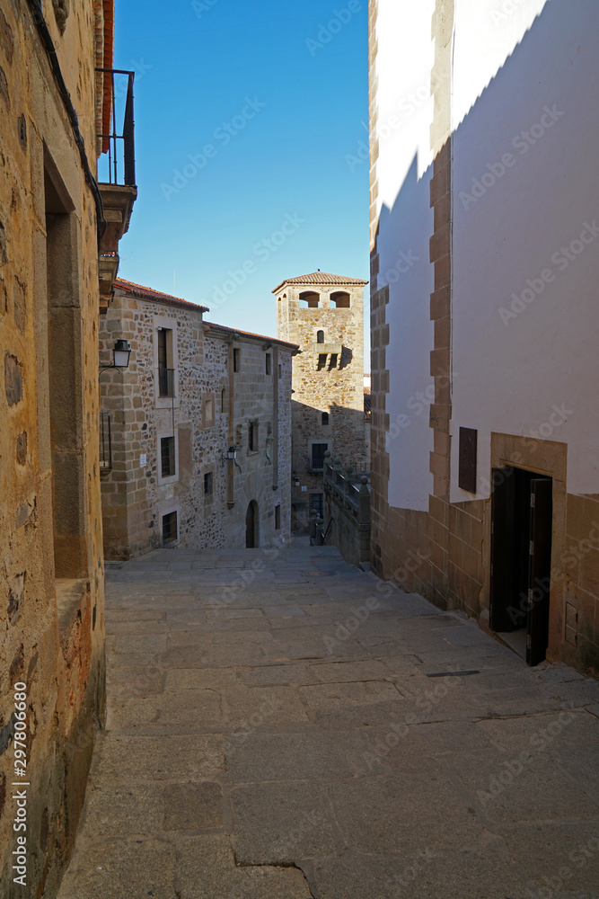 Unesco world heritage site Caceres in the Extremadura, Spain