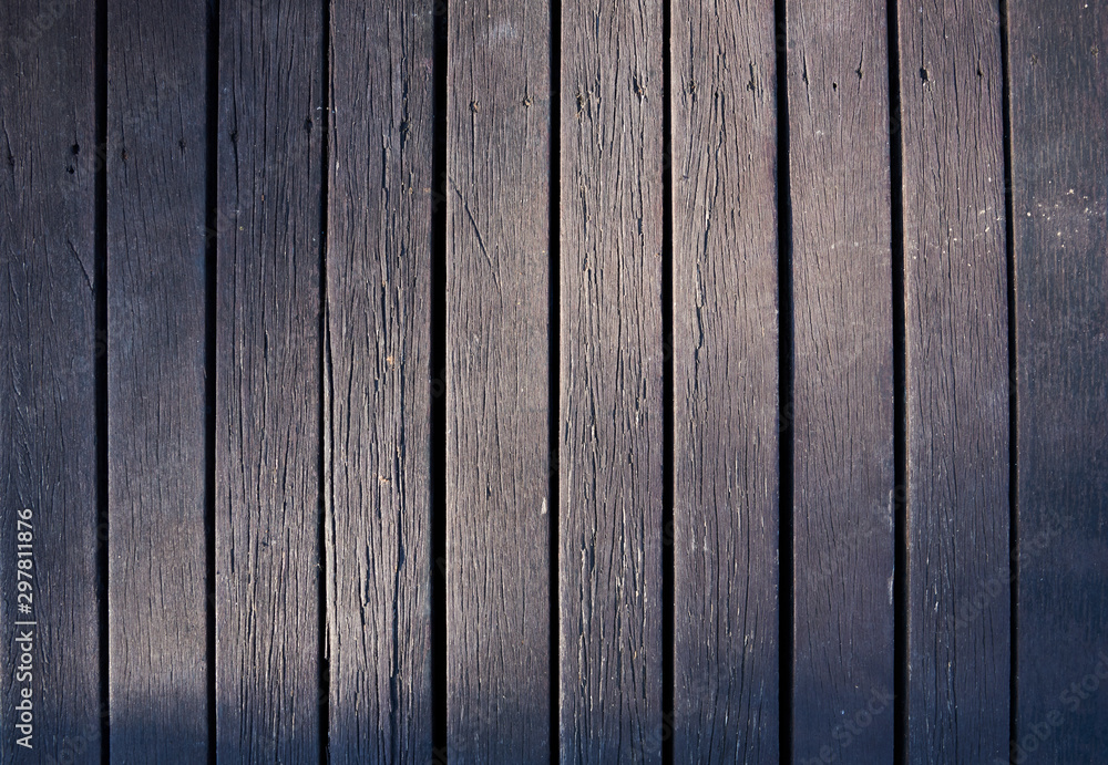 Fototapeta premium Pattern of old vertical wooden background