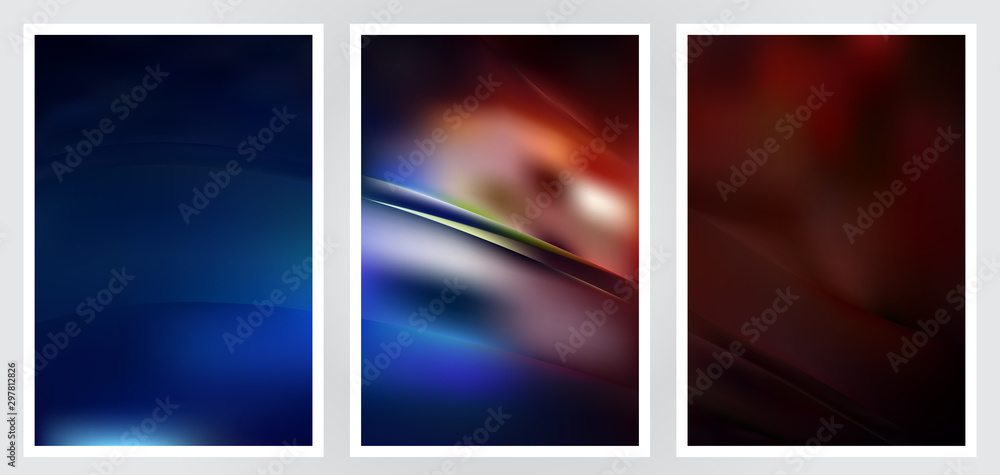 Set of abstract creative vector background design Set of abstract creative vector background design