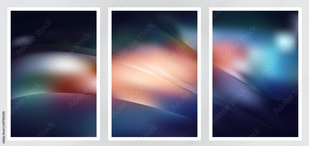 Set of abstract creative vector background design Set of abstract creative vector background design