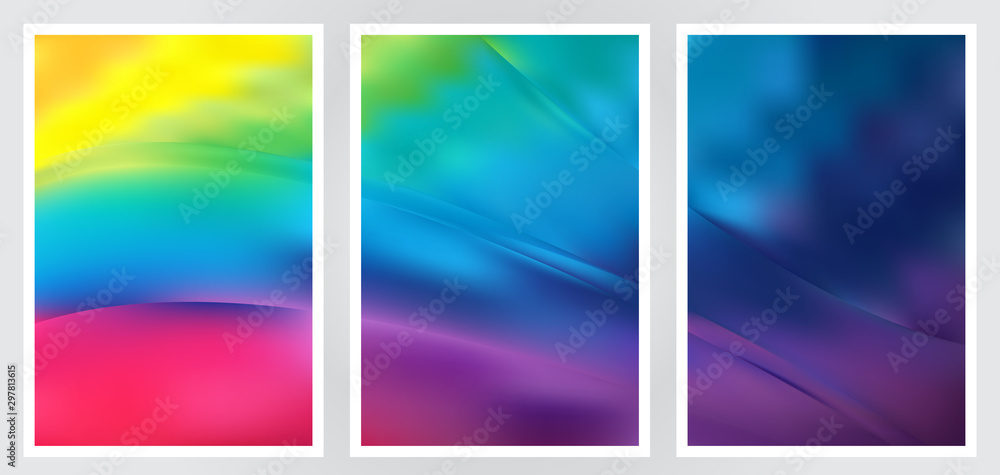 Set of abstract creative vector background design Set of abstract creative vector background design