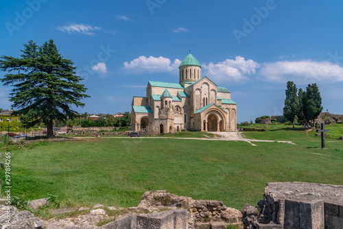 Bagrati Cathedral Orthodox church (XI century) in Kutaisi city, Georgia photo