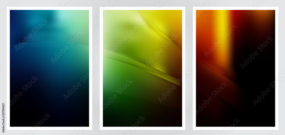Set of abstract creative vector background design Set of abstract creative vector background design