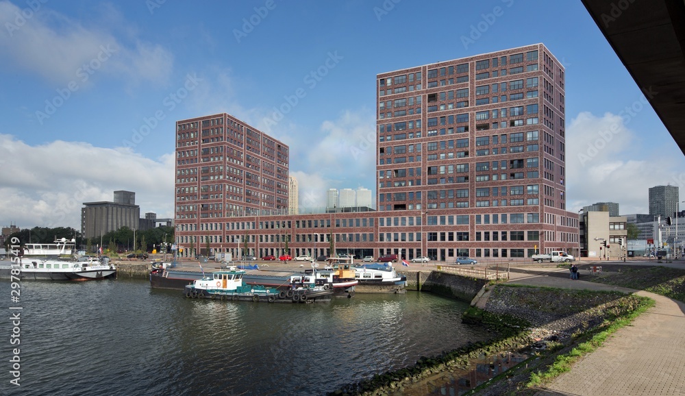 Modern architecture Netherlands. Rotterdam appartments