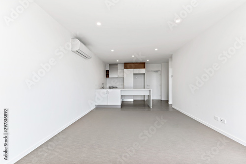 Empty and unfurnished brand new apartment