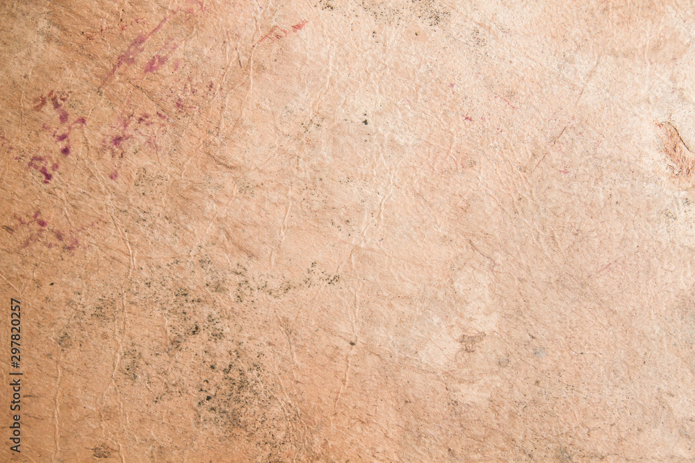 Old leather fabric background or texture