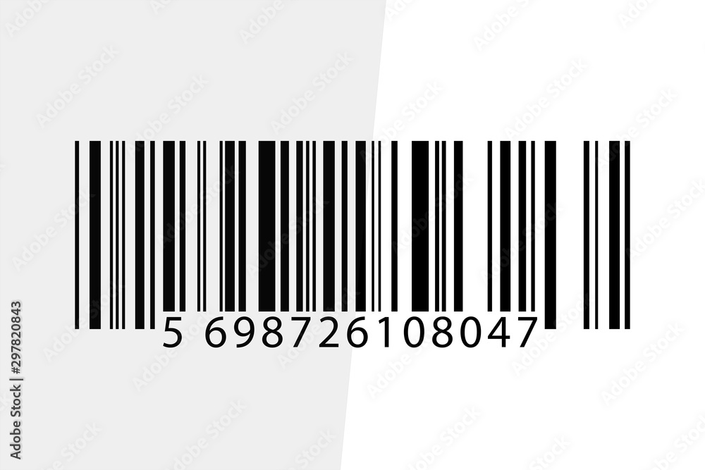 Symbols and icons. Realistic Barcode icon with scanner. Symbols and icons. Realistic Barcode icon with scanner.