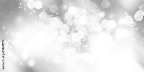 white blur abstract background. bokeh christmas blurred beautiful shiny Christmas lights