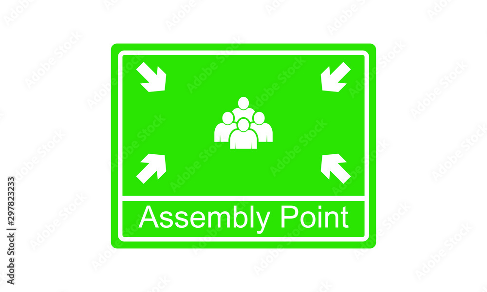 assembly point vector design illustration assembly point vector design illustration