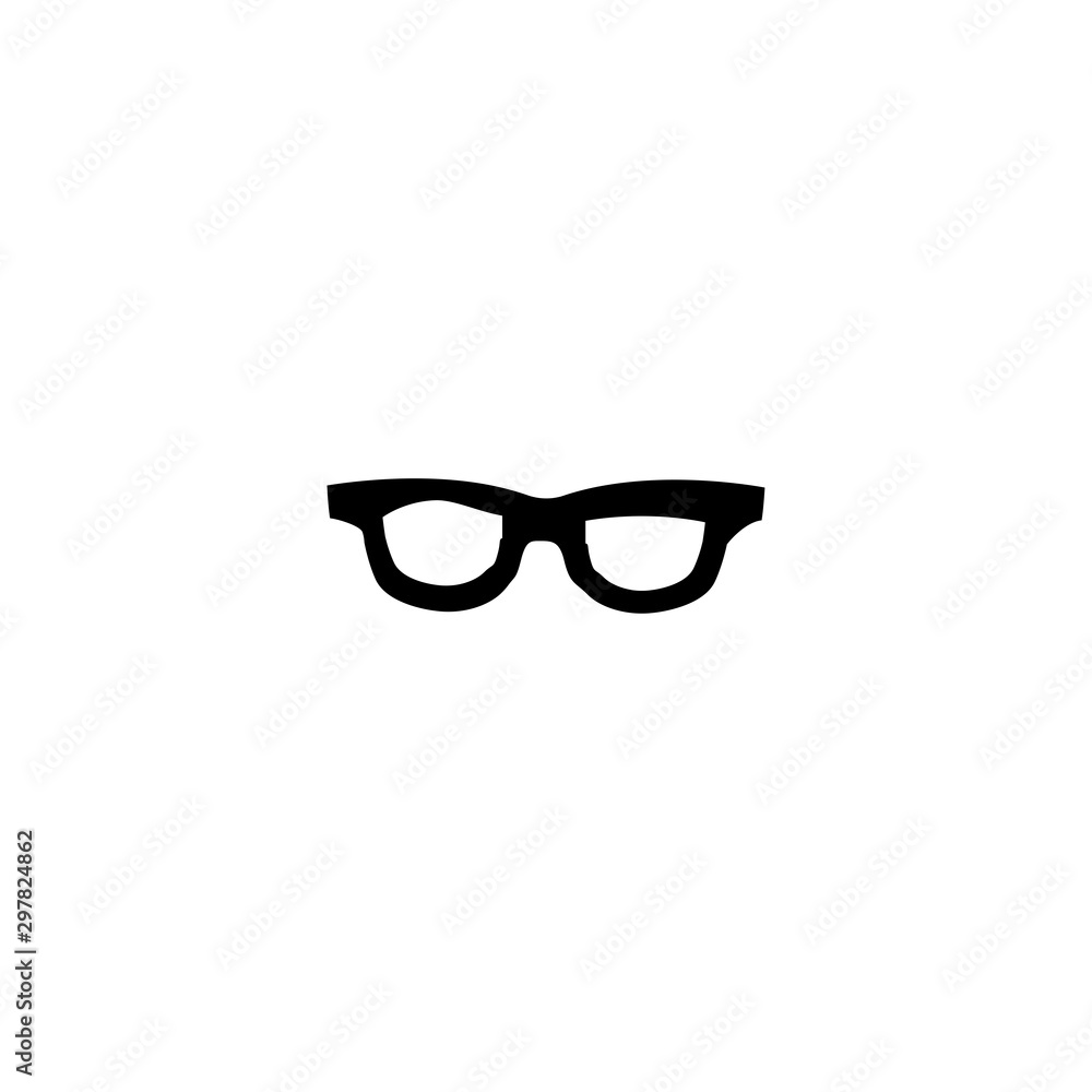 Glasses icon. Eye fashion accessorysymbol Glasses icon. Eye fashion accessorysymbol