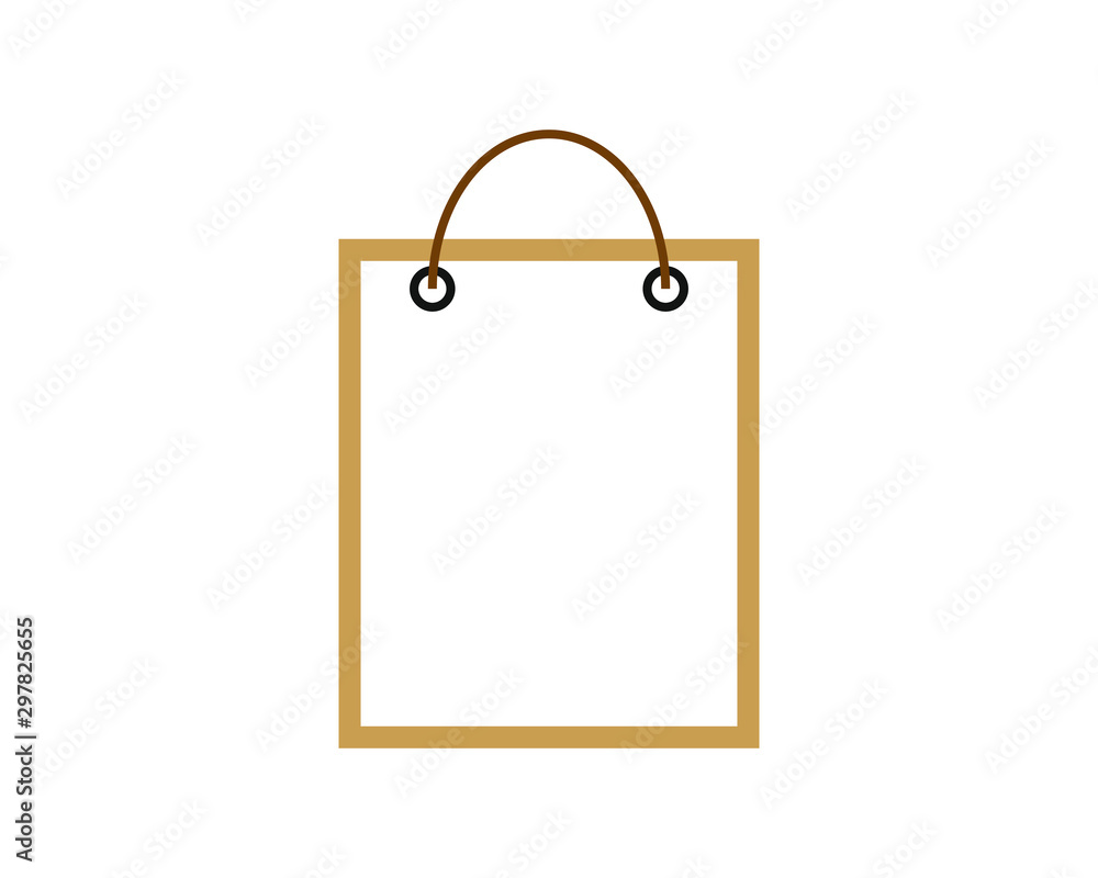 simple vector icon with shopping bags shape simple vector icon with shopping bags shape