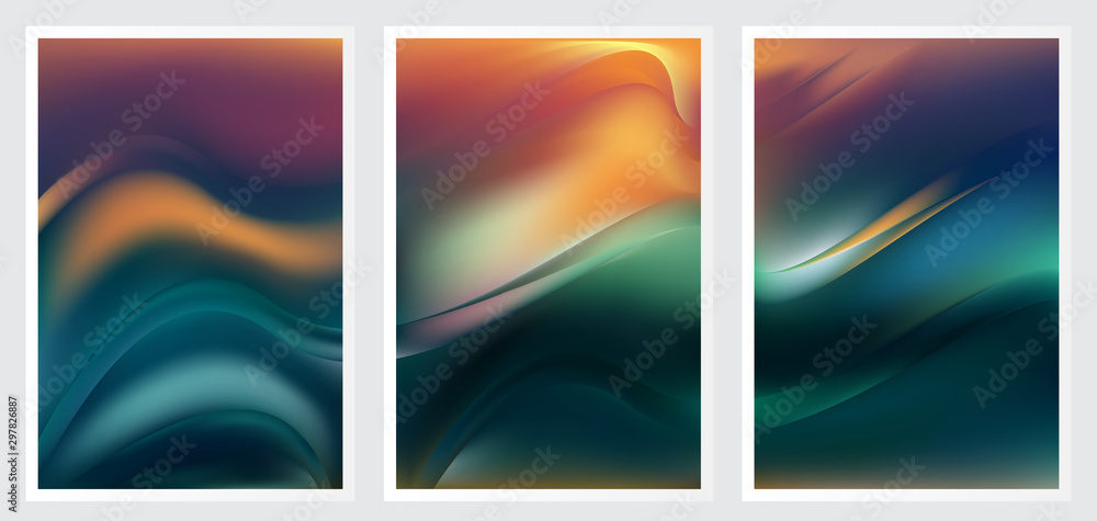 Set of abstract creative vector background design Set of abstract creative vector background design