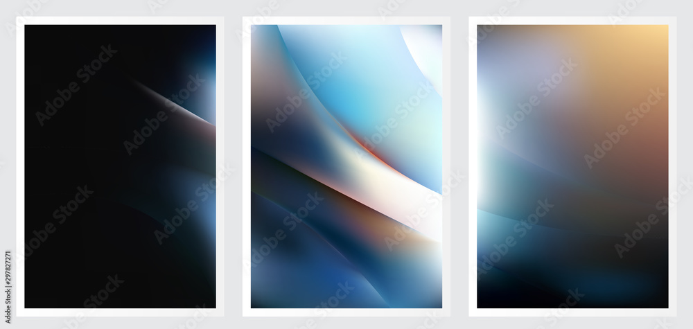 Set of abstract creative vector background design Set of abstract creative vector background design