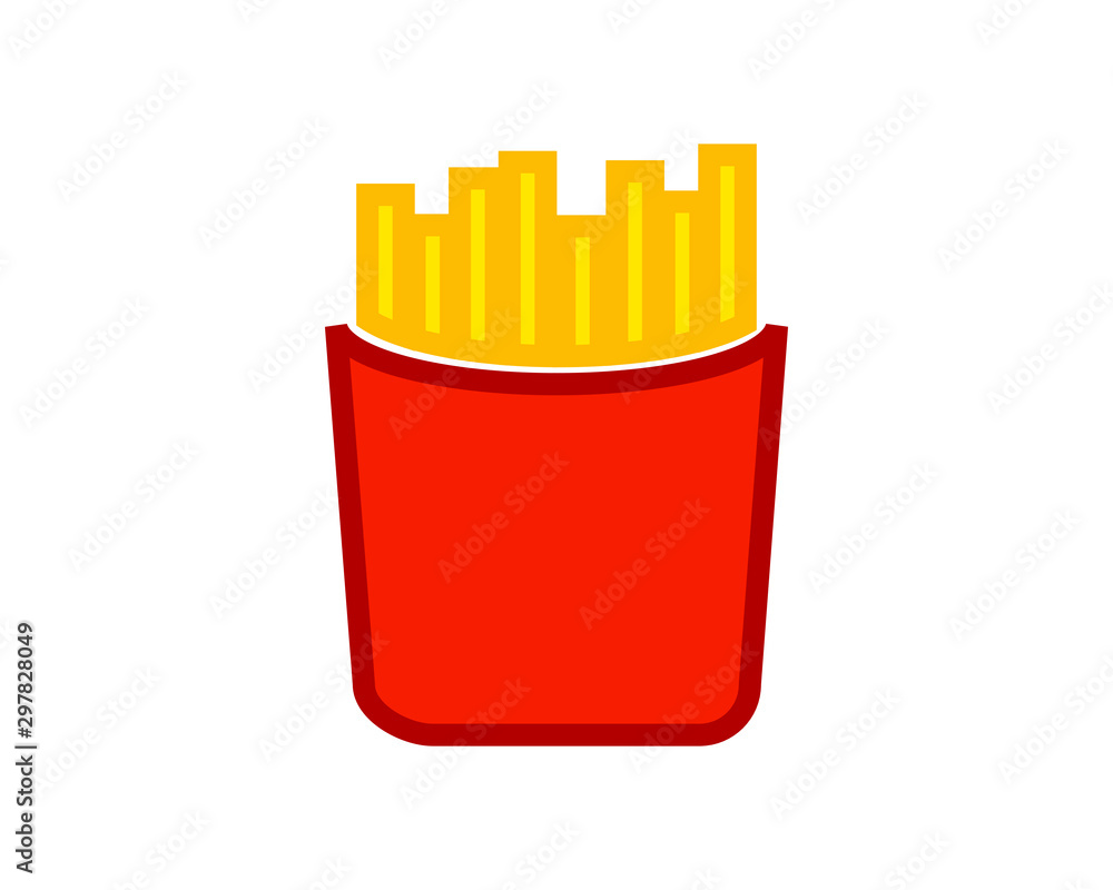 simple vector icon, of bag of chips simple vector icon, of bag of chips