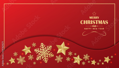 merry christmas and happy new year 2020 vector design