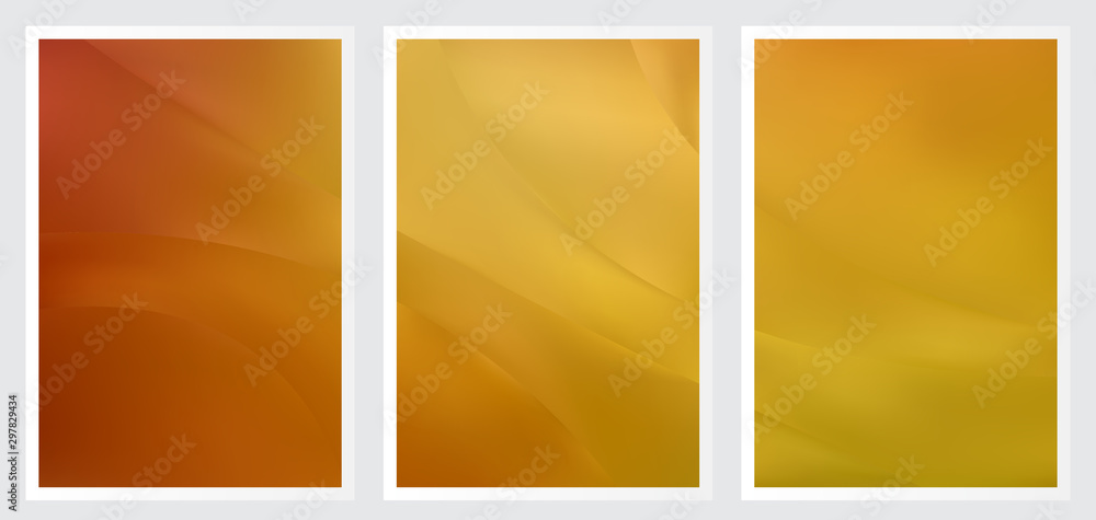 Fototapeta premium Set of abstract creative vector background design