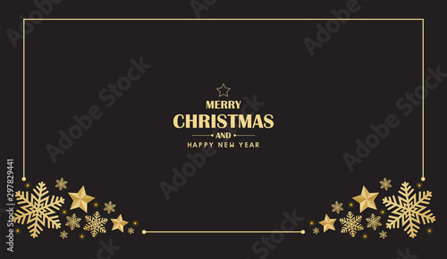 merry christmas and happy new year 2020 vector design