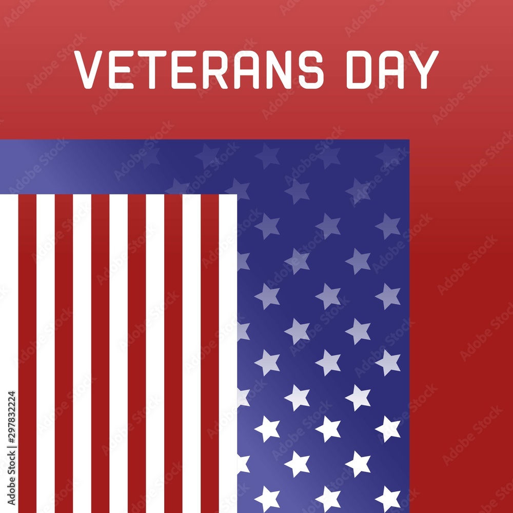 Veterans Day banner honoring all who served Veterans Day banner honoring all who served