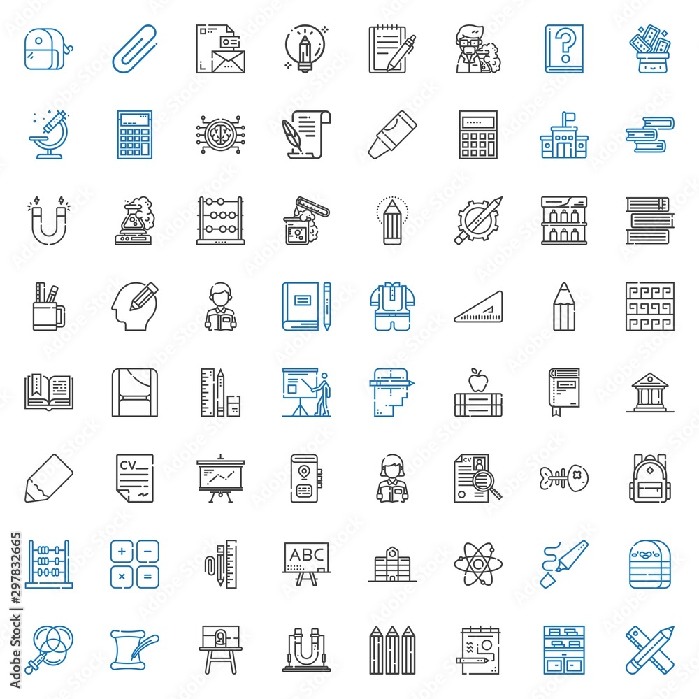 education icons set education icons set