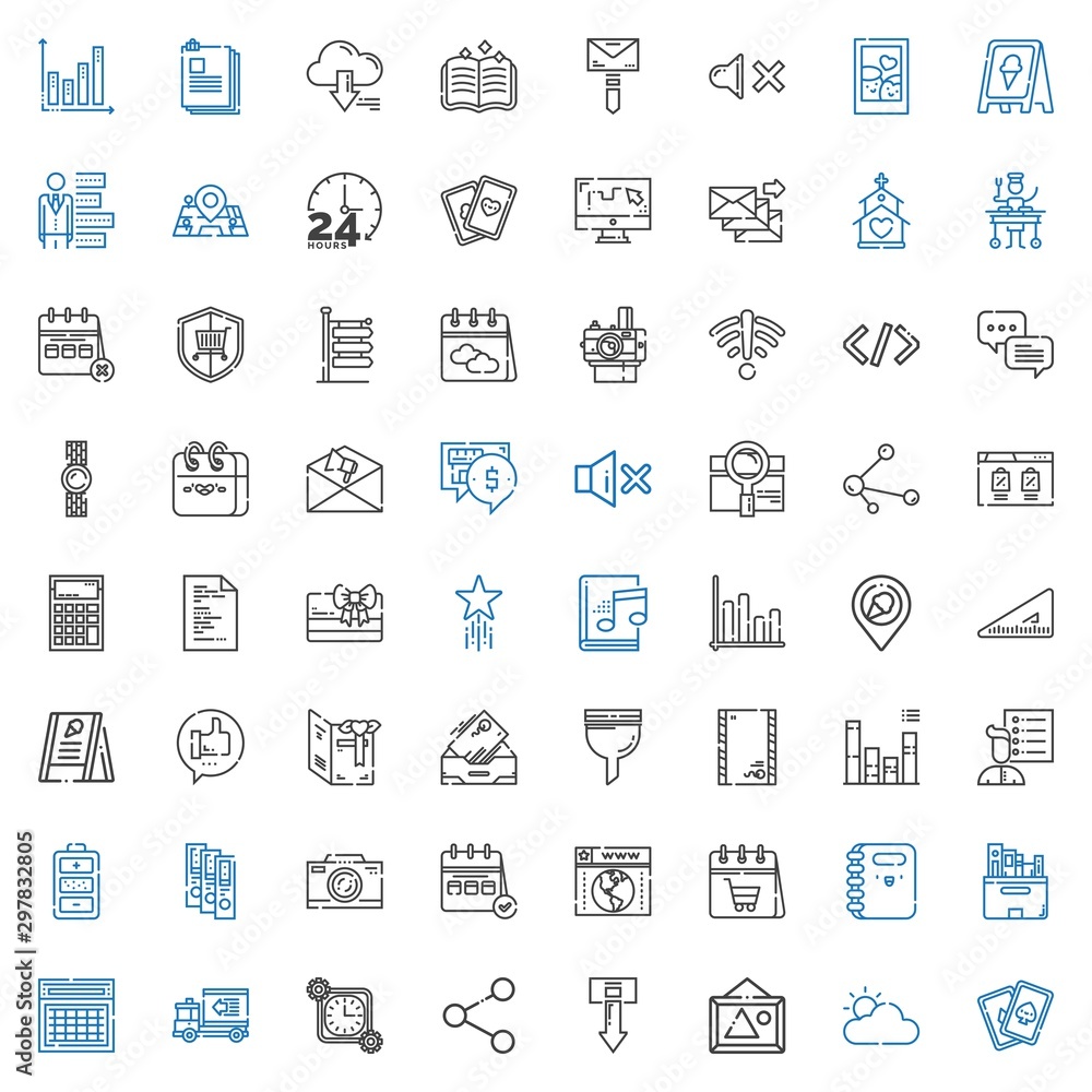 interface icons set